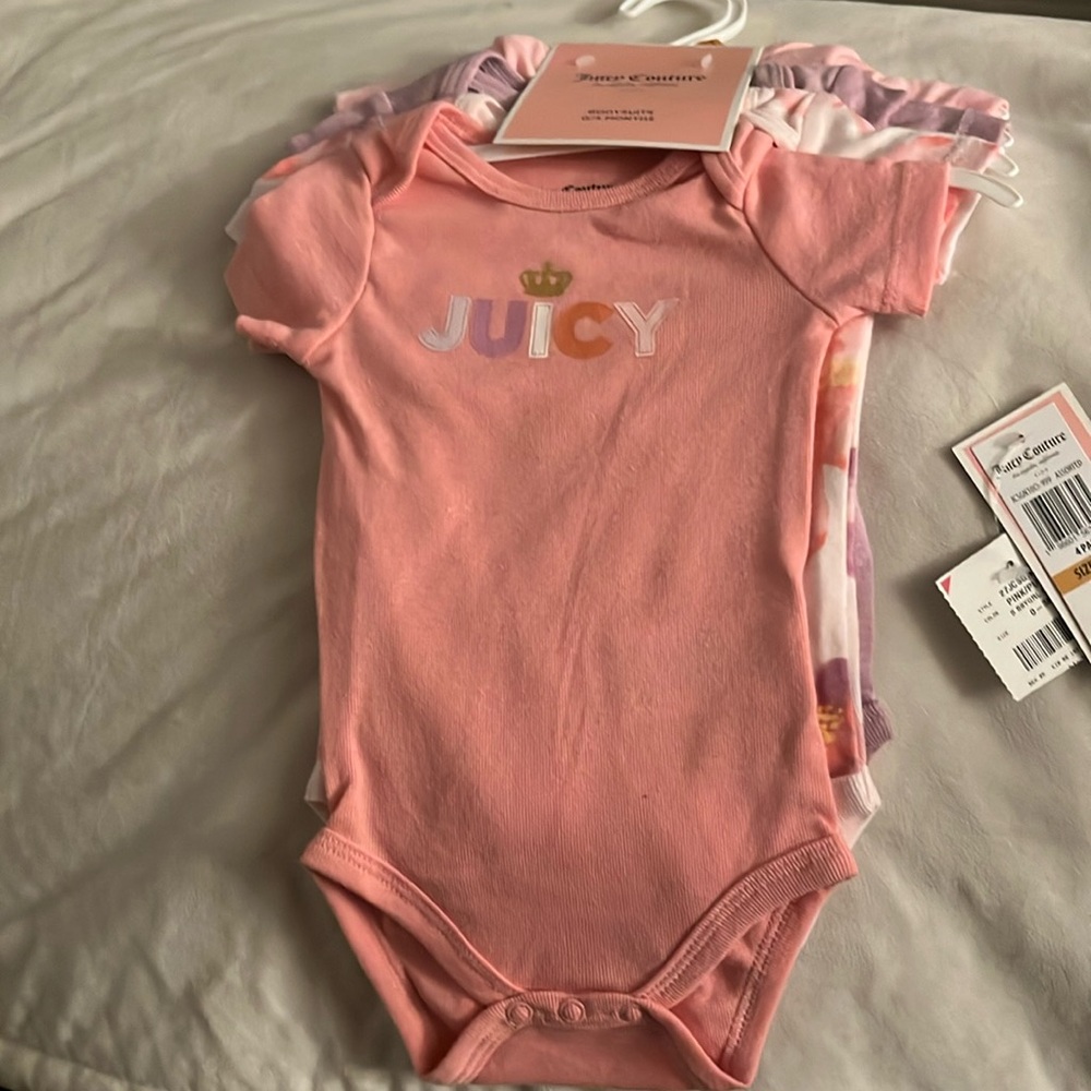 Juicy Couture Onesies 0-3m